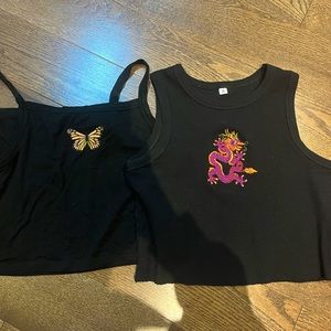 Shein Graphic tank 2 Pack
